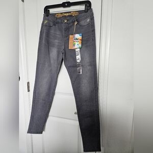 NWT Womens Desigual Jeans Gray Wash Size US 6 $115 Msrp